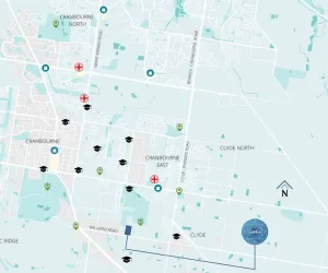 Sapphire Estate - Cranbourne East Location map
