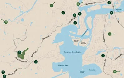 Scenic Ridge Estate - Bilambil Heights Location map