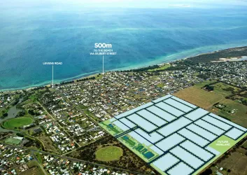 Seachange Estate St Leonards Aerial