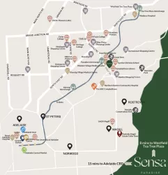 Sensa - Paradise Location Map