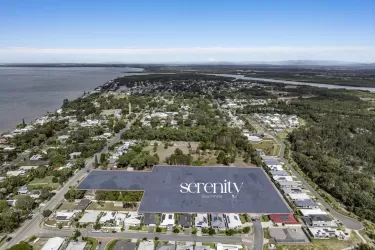 Serenity Estate - Beachmere Aerial