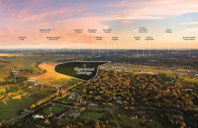 Sherwood Grange Estate - Sunbury Aerial