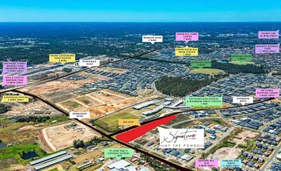 Signature at the Ponds estate - The Ponds Aerial