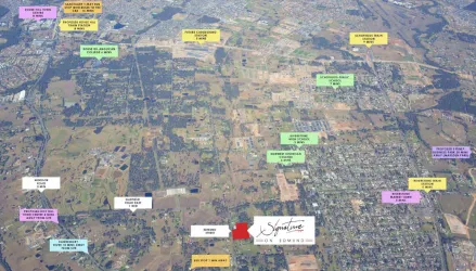 Signature on Edmund Estate - Grantham Farm Location map