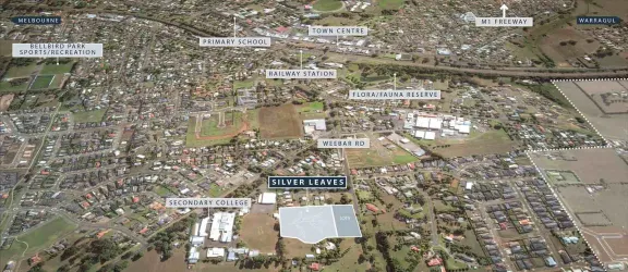 Silver Leaves Estate - Drouin Aerial