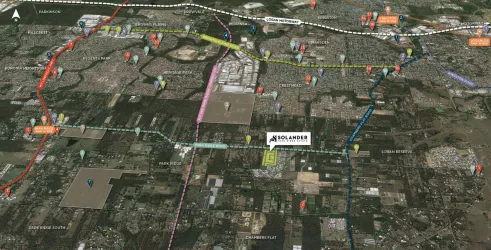 Solander Estate - Park Ridge Aerial