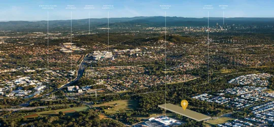 Solaris Estate - Rochedale Aerial