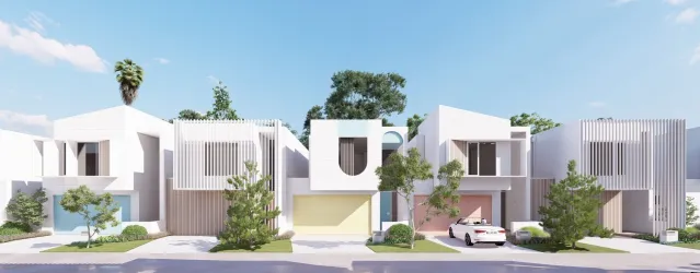 Solis Townhomes - Rosebud Render