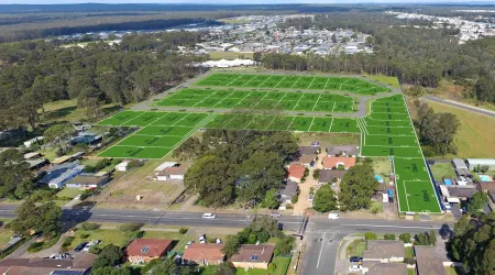 Somerset Grove Estate - South Nowra Aerial