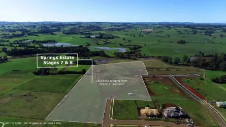 Springs Estate - Leongatha Aerial