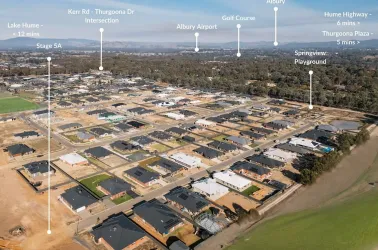 Springview Thurgoona Estate - Wirlinga Aerial