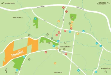 Stonehill Estate Location Map