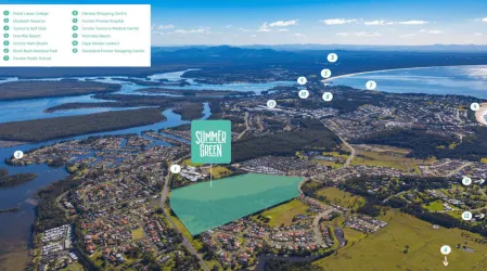 Summer Green Estate - Forster Aerial