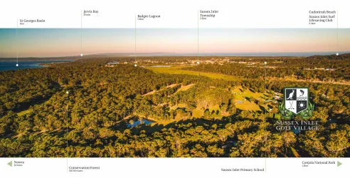 Sussex Inlet Golf Village Estate - Sussex Inlet Aerial