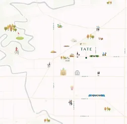 Tate Estate - Kew Location map