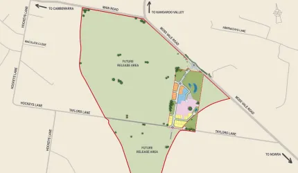 Taylors Landing Estate - Cambewarra Location map
