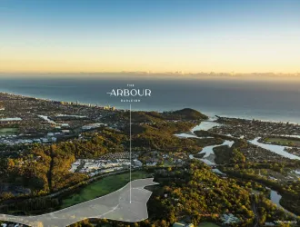 The Arbour Estate - Burleigh Heads Aerial