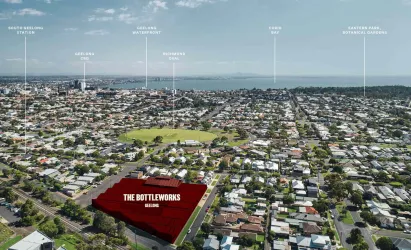 The Bottleworks Estate - Geelong Aerial