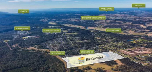 The Cascades Estate - Silverdale Aerial 2