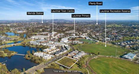 The Doreen Townhomes - Doreen Aerial