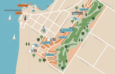 The Dunes Estate - Port Hughes Location map