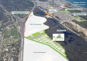 The Gardens Estate - Lakelands Aerial