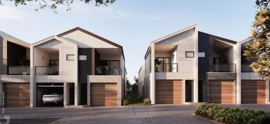 The Grainery Townhomes - Tighes Hill Render