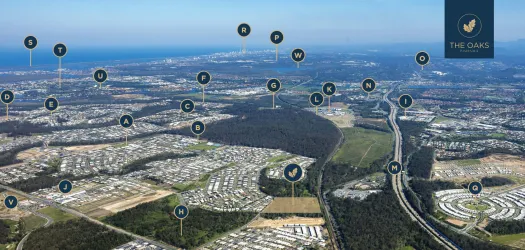 The Oaks Estate - Pimpama Aerial