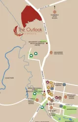 The Outlook Estate - Gleneagle Location map