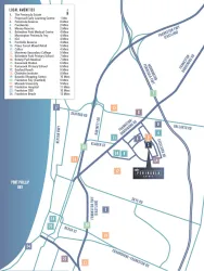 The Peninsula Estate - Frankston North Location map