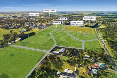 The Precinct Estate - Winchelsea Aerial