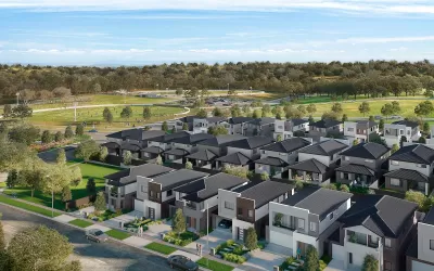 The Quarters Estate - Menangle Aerial