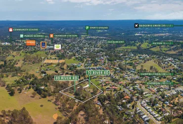 The River Estate - Tahmoor Aerial