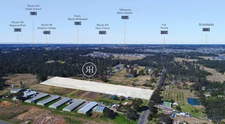 The Rouse Hill Estate - Rouse Hill Aerial
