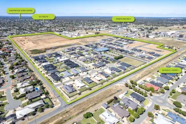 The Vines Estate - Shepparton Aerial