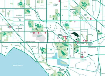 The Woodlands Estate - Keysborough Location map