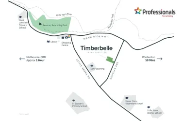 Timberbelle Estate - Yarra Junction Location Map