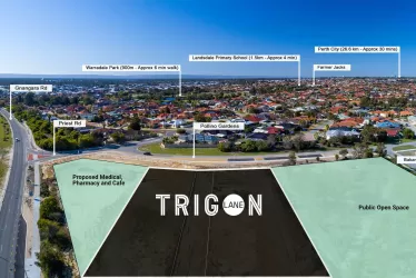 Trigon Lane Townhouses - Landsd Aerial