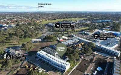 Trilogy Place Estate - South Morang Aerial