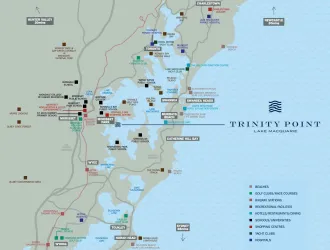 Trinity Point Estate - Morisset Park Location map