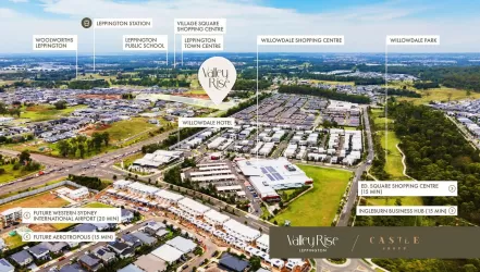 Valley Rise Estate - Leppington Aerial