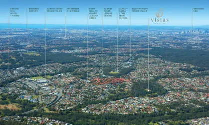 Vistas on Wivenhoe Townhomes - Albany Creek Aerial