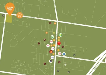 Wallanbrae Estate location map