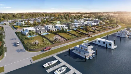 Waterfront Estate - Moama Render