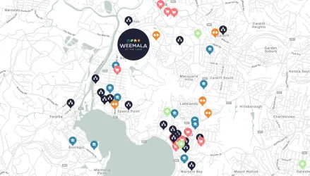 Weemala at the Lake Estate - Boolaroo Location map