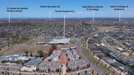 Westlea Townhouses Tarneit Aerial