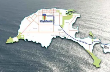 WhyteSands Estate - Cowes Location map