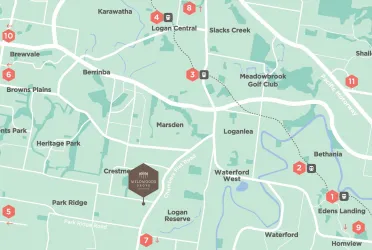 Wildwoods Grove Estate - Park Ridge Location map 2