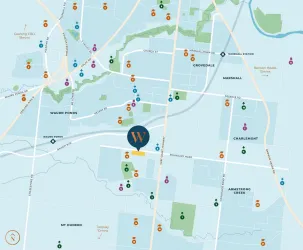Willow Estate - Mount Duneed Location map