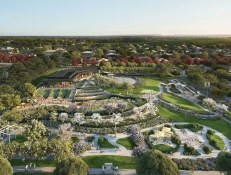 Wilton Greens Estate - Wilton Aerial